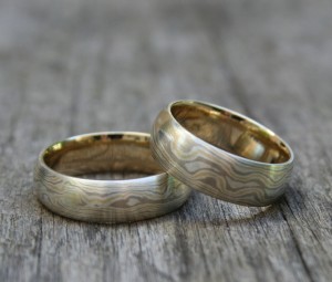 his & hers with gold sleeve